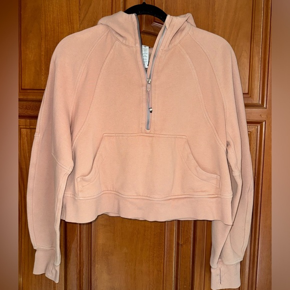 Lululemon 1/2 Zip Scuba Dusty Clay XS/S - Picture 2 of 6